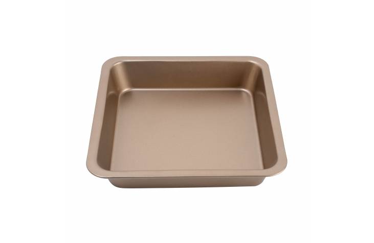 Cake Baking Tray / Toast Bread Box Square Mould 22.5x22.5x4.5cm 0.4mm