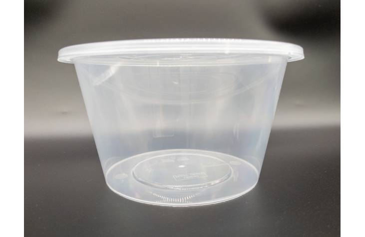 Transparent Container Round / Take Away Food Box / Take Out Packing Box / Disposable Lunch Box 1000ml (10pcs)