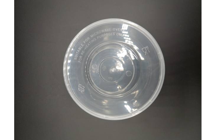 Transparent Container Round / Take Away Food Box / Take Out Packing Box / Disposable Lunch Box 450ml (10pcs)