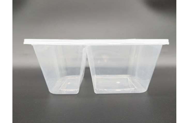 Transparent Container Rectangle / Take Away Food Box / Take Out Packing Box / Disposable Lunch Box 1000ml 37 (10pcs)