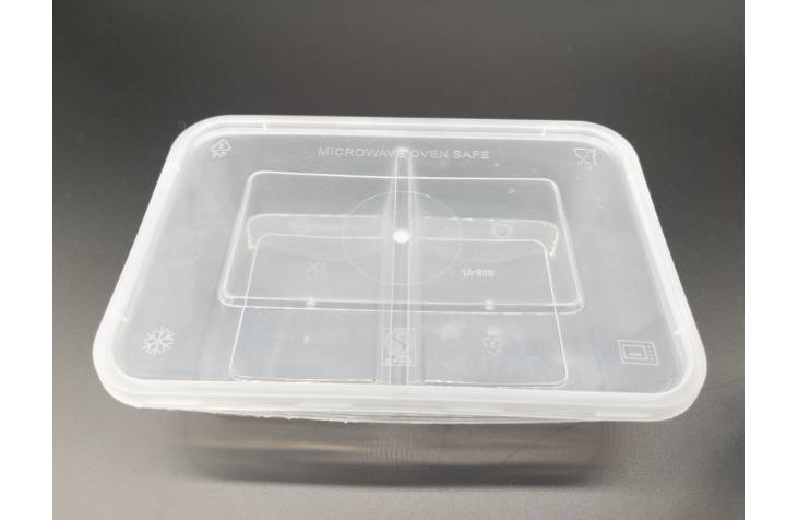 Transparent Container Rectangle / Take Away Food Box / Take Out Packing Box / Disposable Lunch Box 500ml 55 (10pcs)